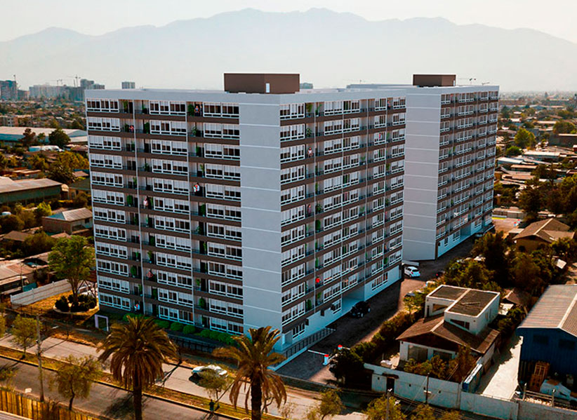proyecto inmobiliario en Plaza Cervantes La Cisterna